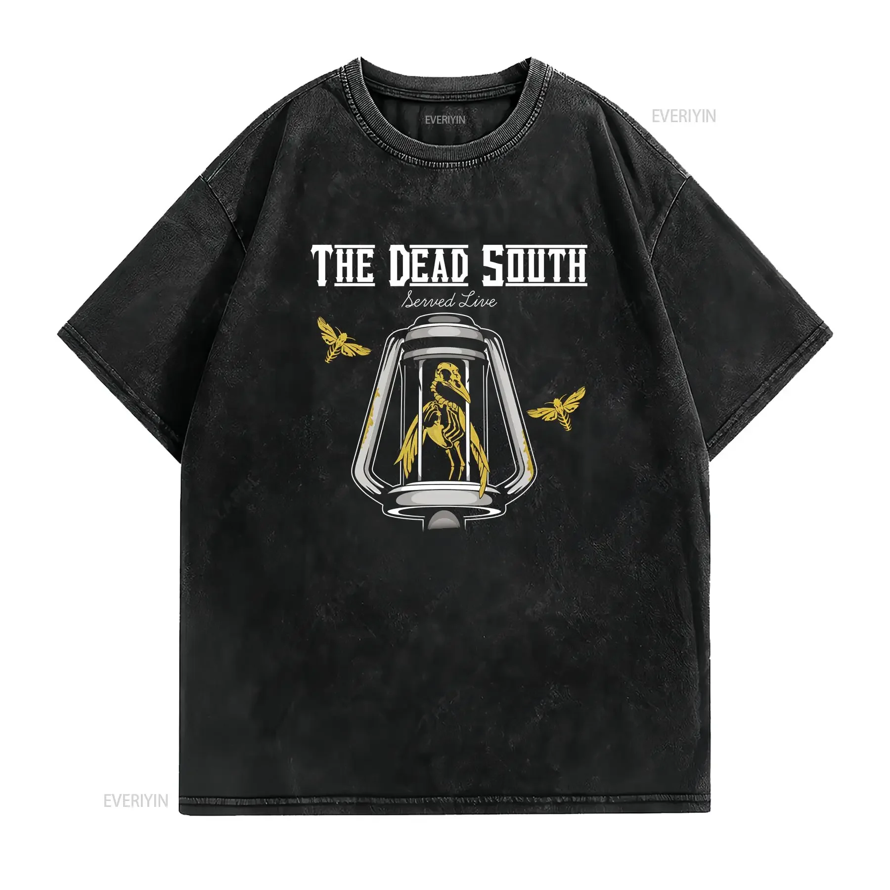 The Dead South Served Live Band For Fan All Size S to 5XL T shirt QT16 vintage Washed streetwear graphic homme
