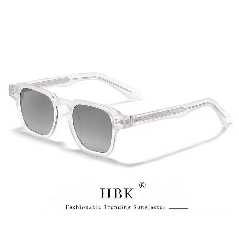 HBK Fashion Square Herren-Sonnenbrille Damen-Sonnenbrille mit Core-Einsatz-Bügel Luxusmarke Sonnenbrillen für Reisen, Strand, Party, Festival, Geschenke – Detail 32