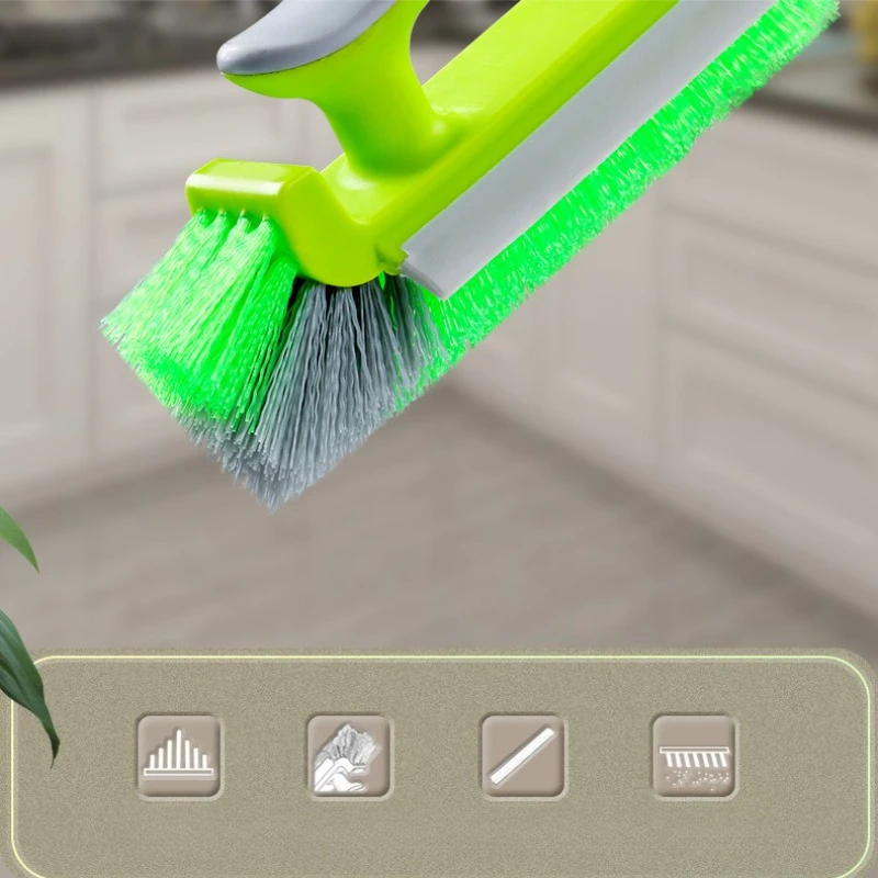 Wall Corner Crevice Brush Multifunctional Cleaning Stain Wiping Bathtub Brush Brush Kitchen Cleaning Brush Mirror Wiper Wipe