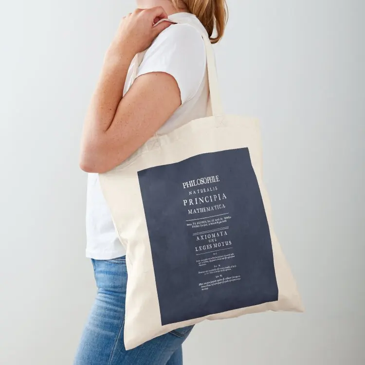 

Antique physics: Newton's Laws of Motion from Principia Mathematica Tote Bag custom bags Gift bag Cloth bags