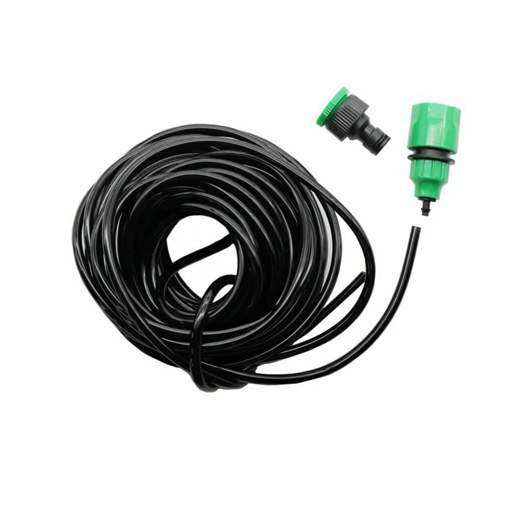 ABVG-2 Set Water Misting Cooling System Mist Sprinkler Nozzle Garden Patio Greenhouse Plants Spray Fog Hose Watering Kit 10M