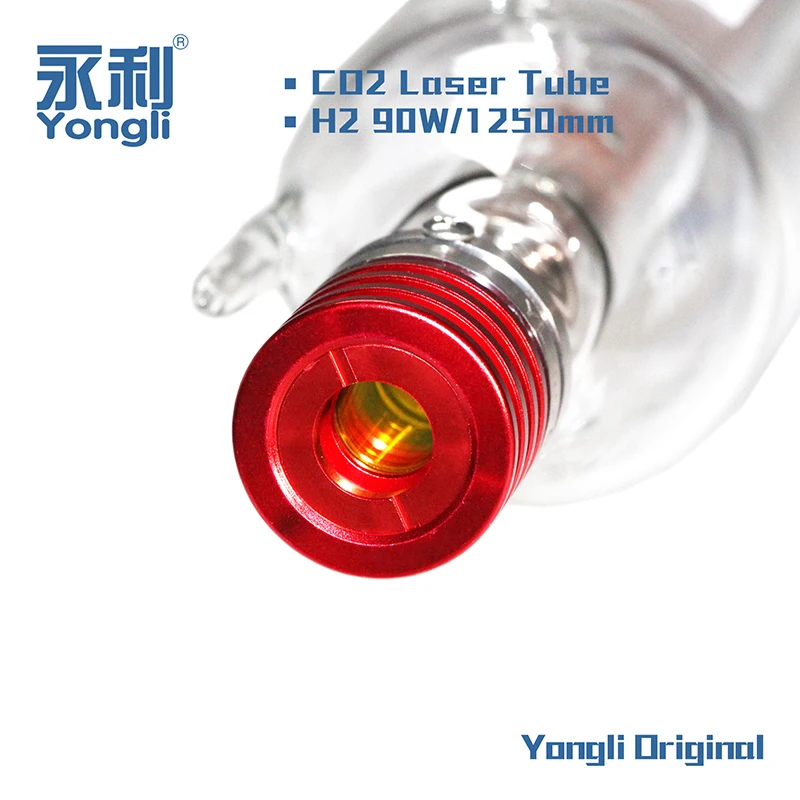 

Yongli 90W-100W CO2 Laser Tube Safe Packing Dia. 60mm CO2 Laser Marking Engraving Cutting Machine Parts 90W-100W CO2 Laser Tube