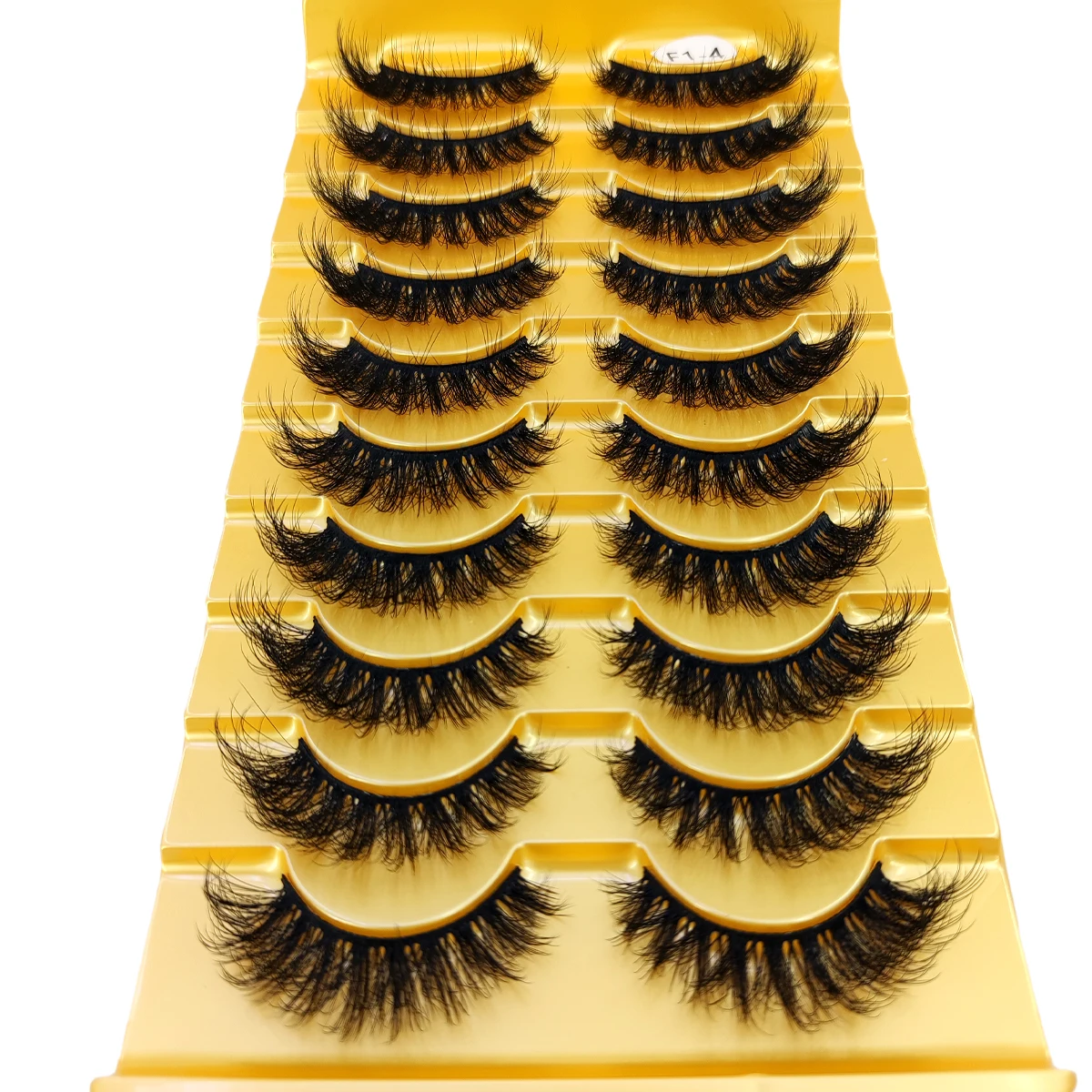 10 Pairs 3D Mink Lashes Natural False Eyelashes Dramatic Volume Fake Lashes Makeup Eyelash Extension Silk Eyelashes