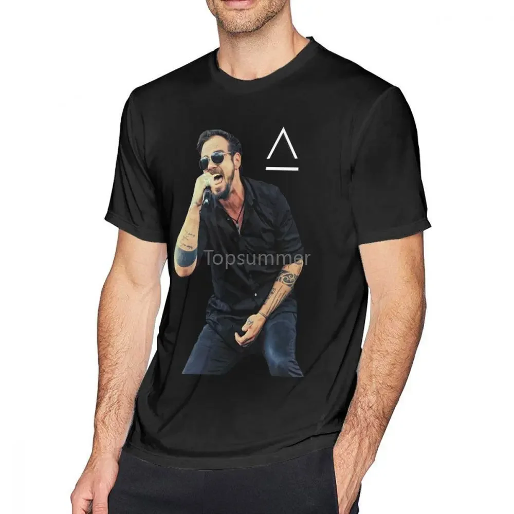 Three Days Grace T Shirt Adam Gontier Saint Asonia T-Shirt 100 Percent Cotton Printed Tee Shirt Cute Fashion Short-Sleeve Tshirt