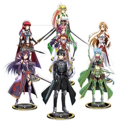 Anime Sword Art Online Acrylic Stand Model Doll Suguha Yui Keiko Asuna Kazuto SAO PVC Figure Toy 16/20CM