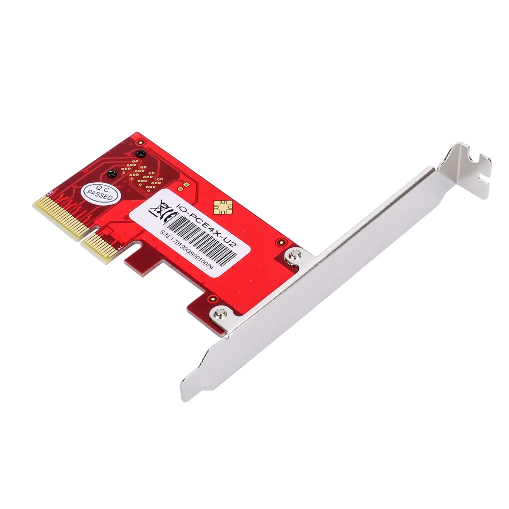 بطاقة محول PCIe x4 إلى U.2 NVMe SSD SFF-8643 محول موصل لترقية تخزين خادم سطح المكتب توسيع PCIe 4.0