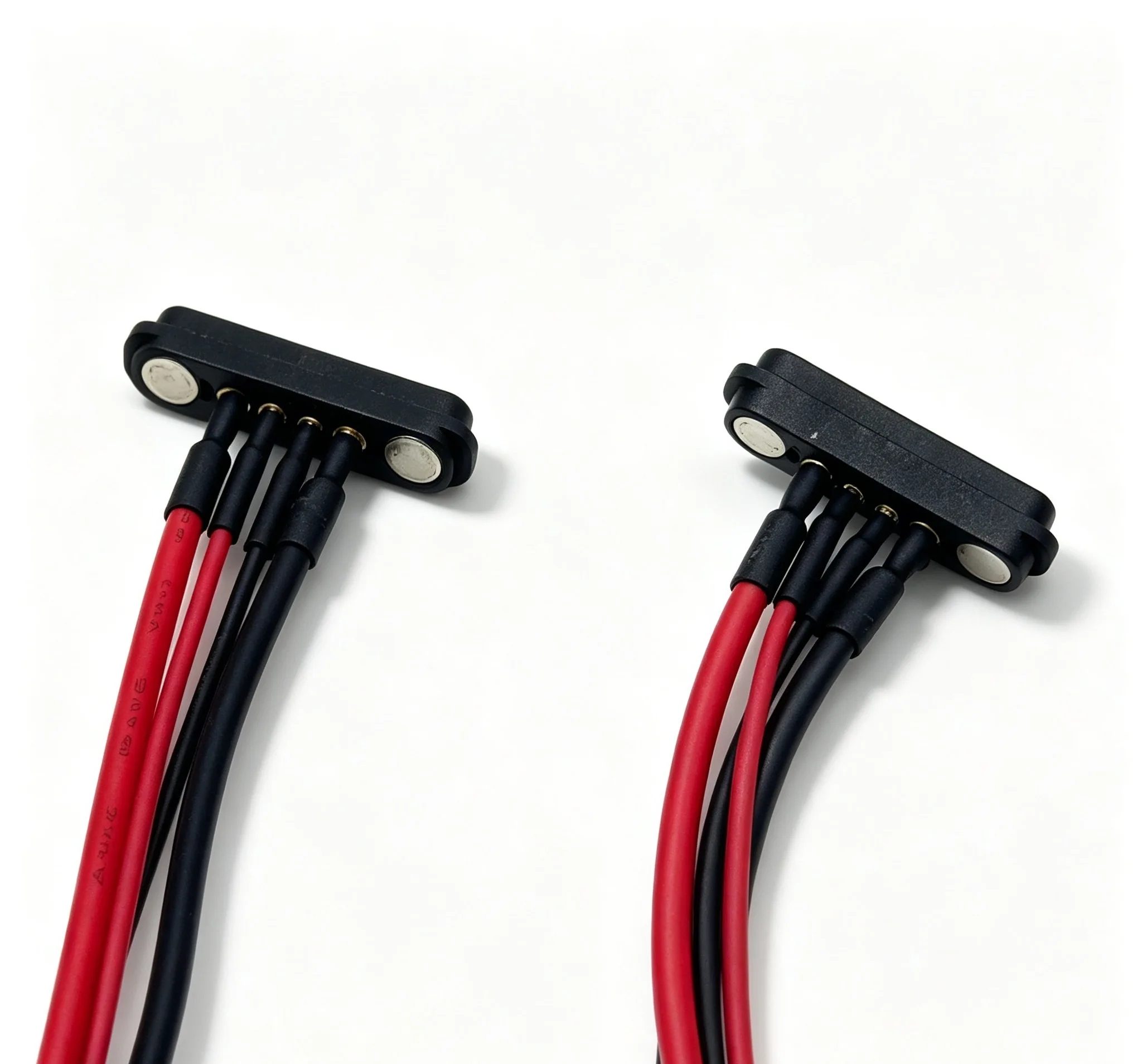 4Sets 5A High Current DC Magnetic Pogo Pin Connector 3Pole Male Female Pitch 4.0MM 2.54MM DC Power Charging