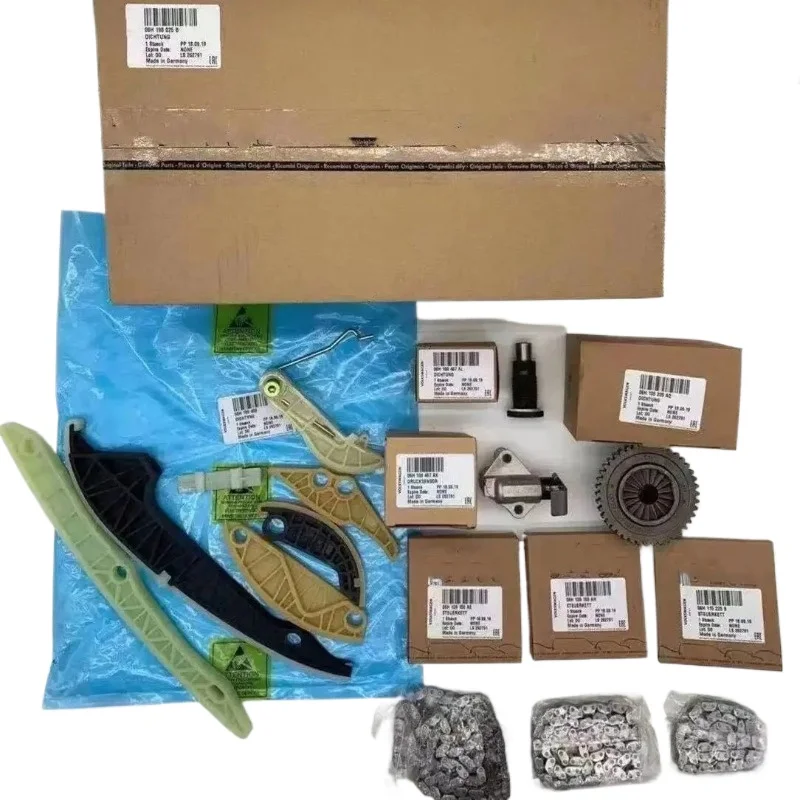 06K109467A8KB,06H109467AR,06H109509L Set Of 13pcs Genuine OEM Timing Chain Kit For Volkswagen Jetta Passat Golf Beetle 2.0 1.8