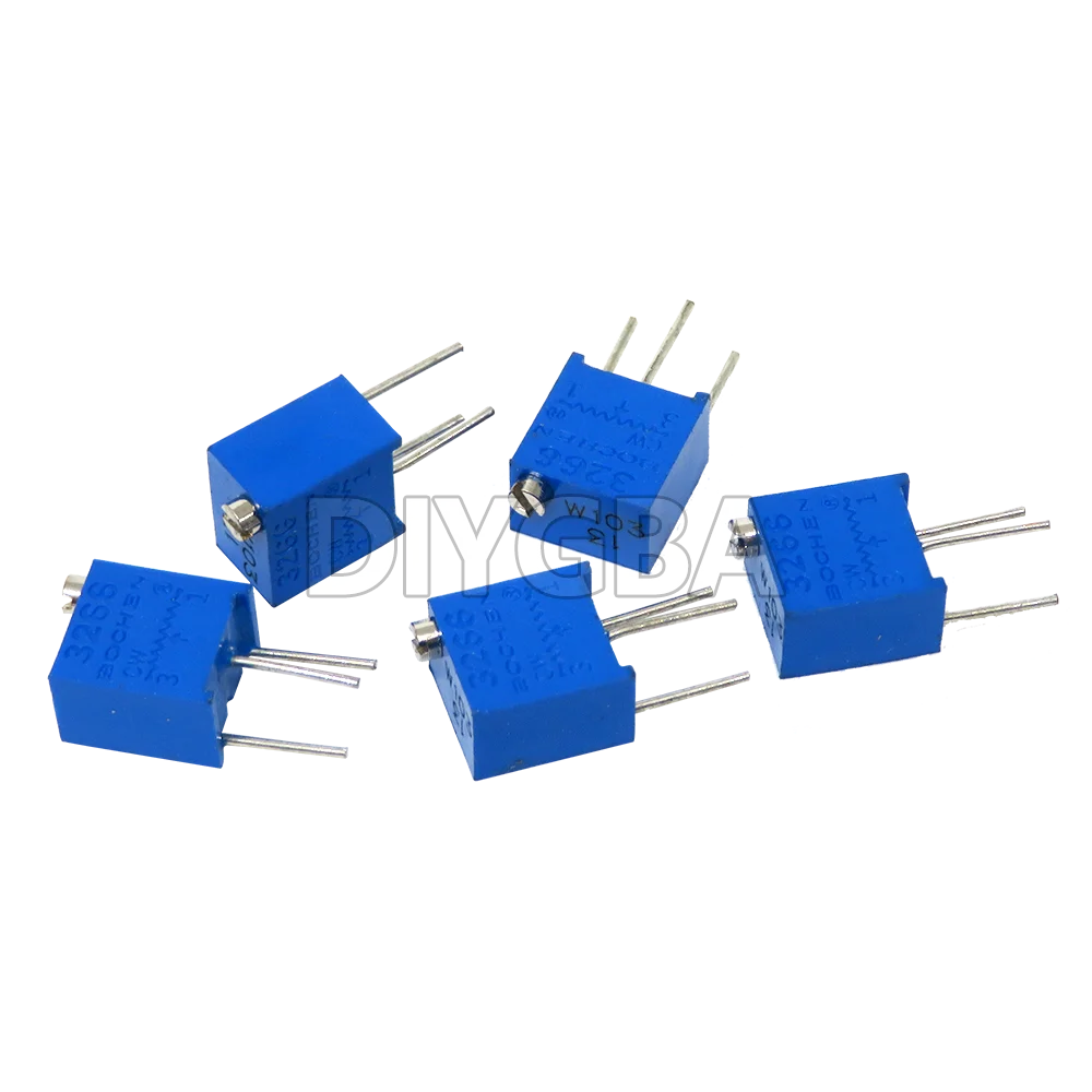 10PCS 3266W 3266 Adjustable Precision Potentiometer 1K 2K 5K 10K 20K 50K 100K 200K 500K 103 1M