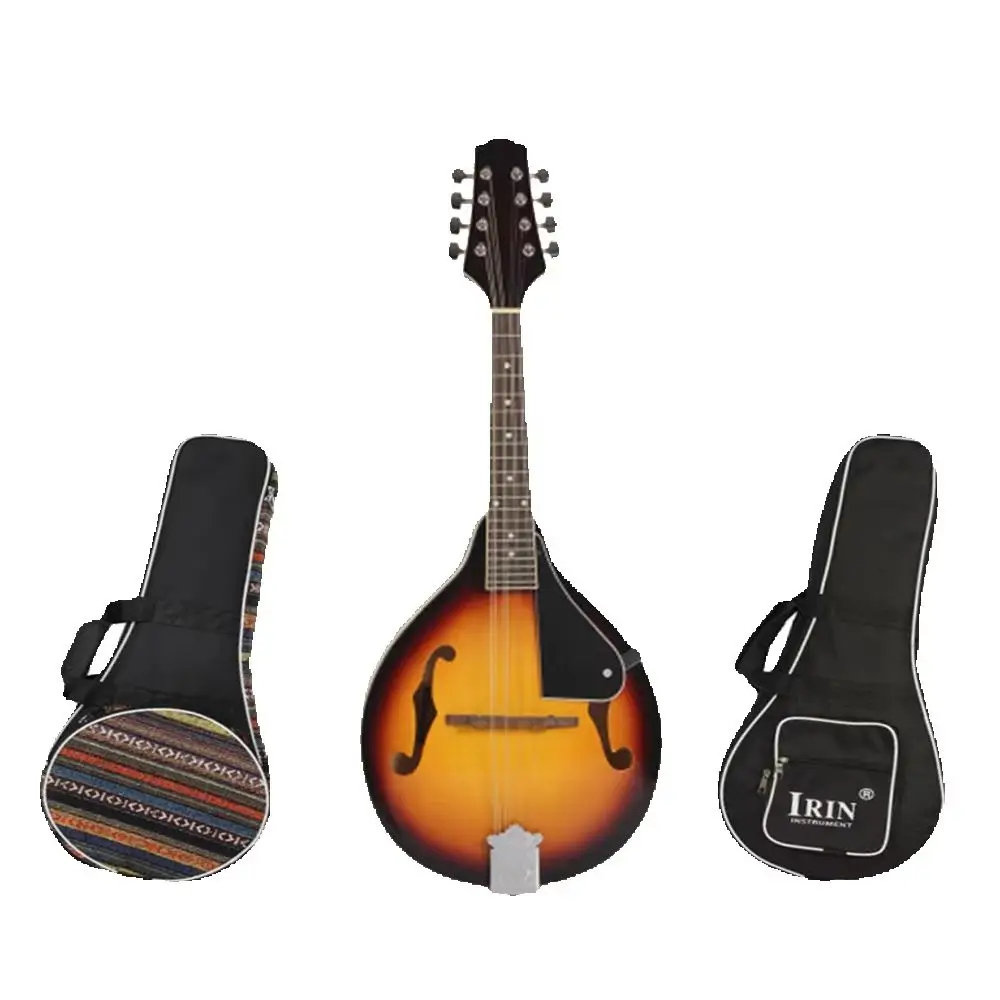IRIN Sunset Mandolin 8 Strings A Style Electric Mandolin Guitar with Case for Beginners Practice Instruments Guitar