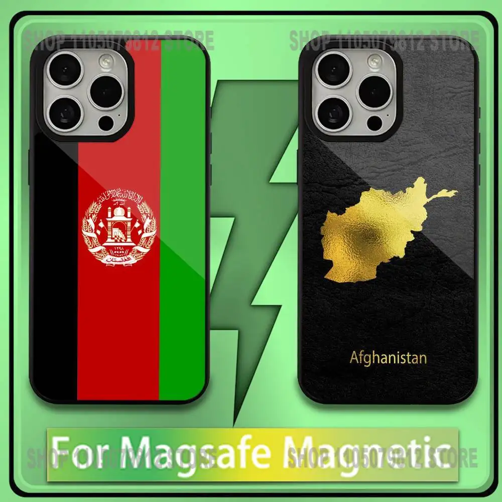 

Afghan Afghanistan Flag Phone Case For iPhone17,16,15,14,13,12,11,Plus,Pro,Max,Mini Soft Magesafe Magnetic Wireless Charge