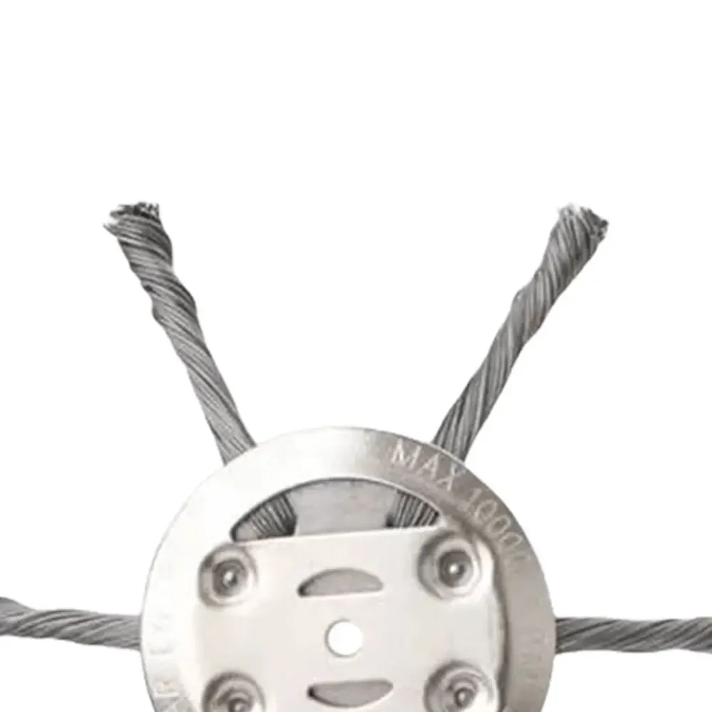 1/5 قطعة 5.9 بوصة أسلاك الفولاذ العشب الانتهازي رئيس العالمي 3/6 رئيس جزازة العشب العشب آلة تقطيع الفراشي حديقة فرش سلك الاعشاب شفرة #6