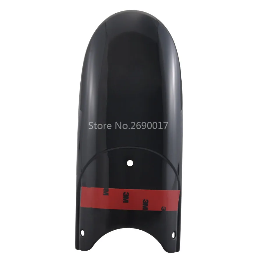 Motorcycle Gloss Black ABS Plastic Front Fender Mudguard Extender For Harley Dyna Street Bob Low Rider Sportster XL883 XL1200