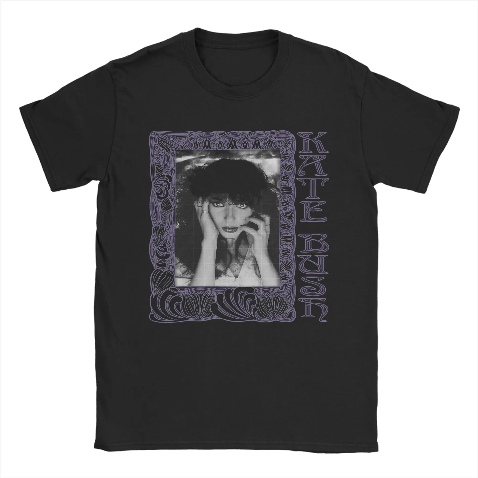 Vintage Kate Bush Wuthering Heights T-Shirt for Men O Neck Pure Cotton T Shirt  Short Sleeve Tee Shirt Summer Clothes