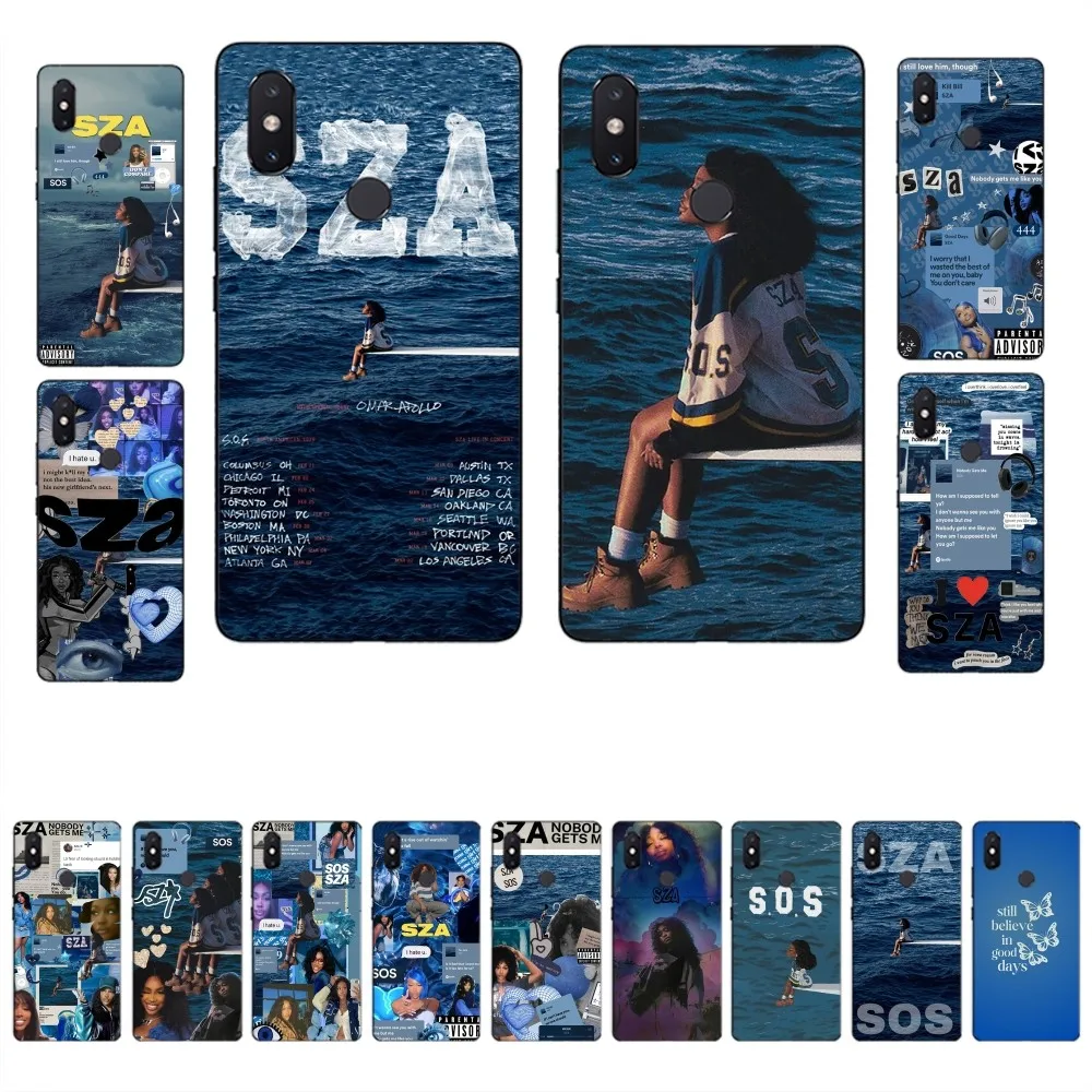 SZA SOS Albums Singer Phone Case For Xiaomi Mi 5X 8 9 10 11 12 lite pro 10T PocoX3pro PocoM3 Note 10 pro lite