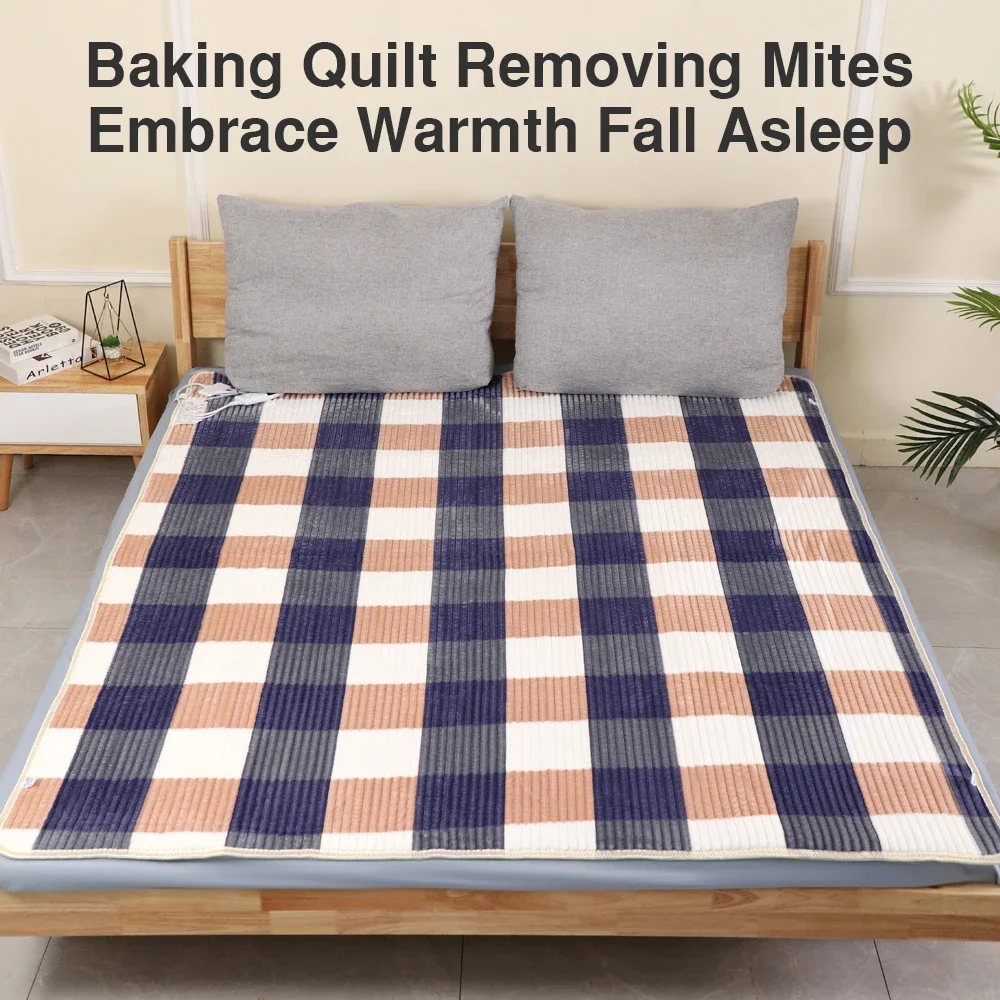 Electric Bed Sheet Heated 220V Blankets Heated Electric Sheet Intelligent Controller EU Plug Home Living Room Office Winter Uses