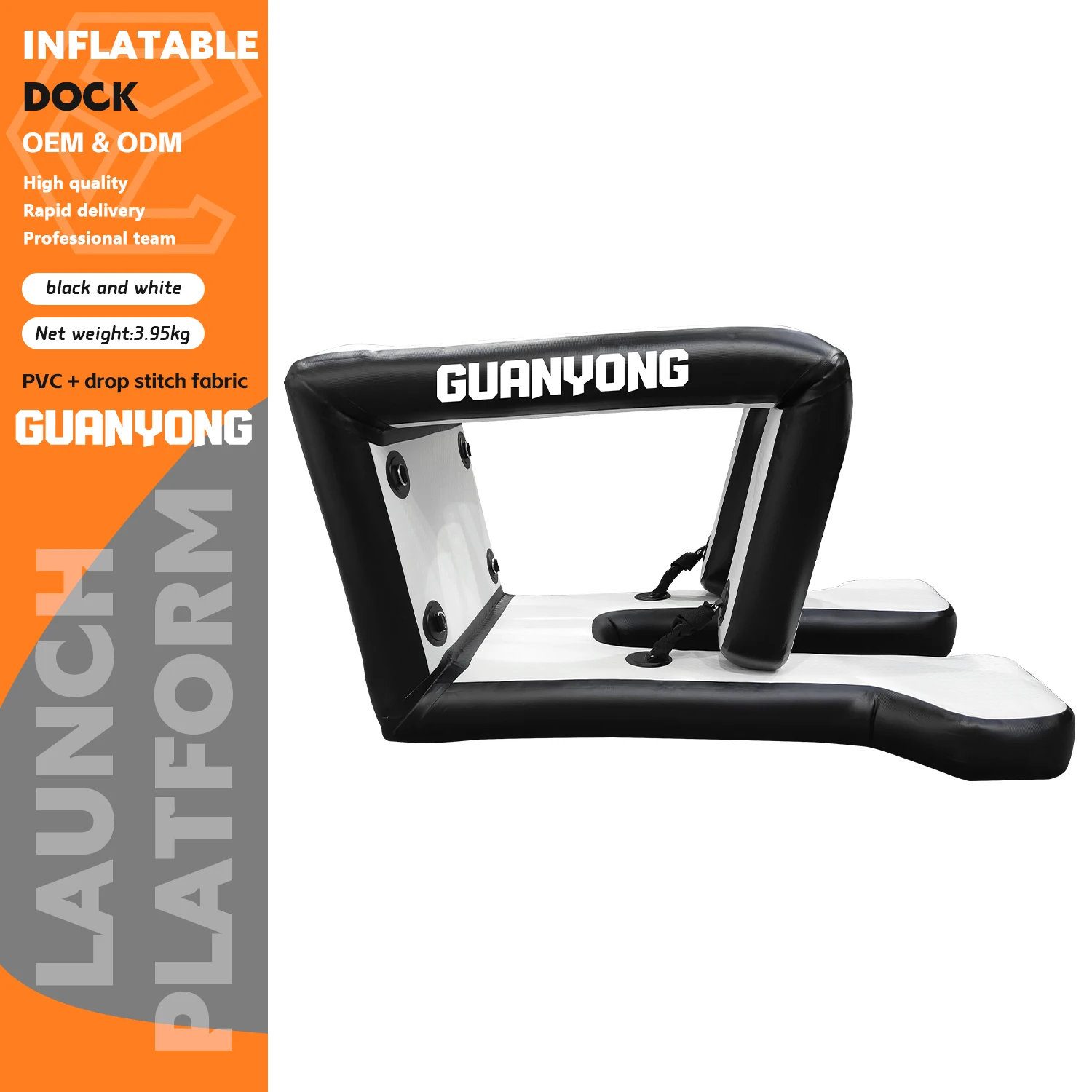 

Горячая новинка на подводных крыльях, обычная надувная платформа для запуска док-станции, материал ПВХ, двойная толщина, супер плавучесть, легко носить с собой, серфинг