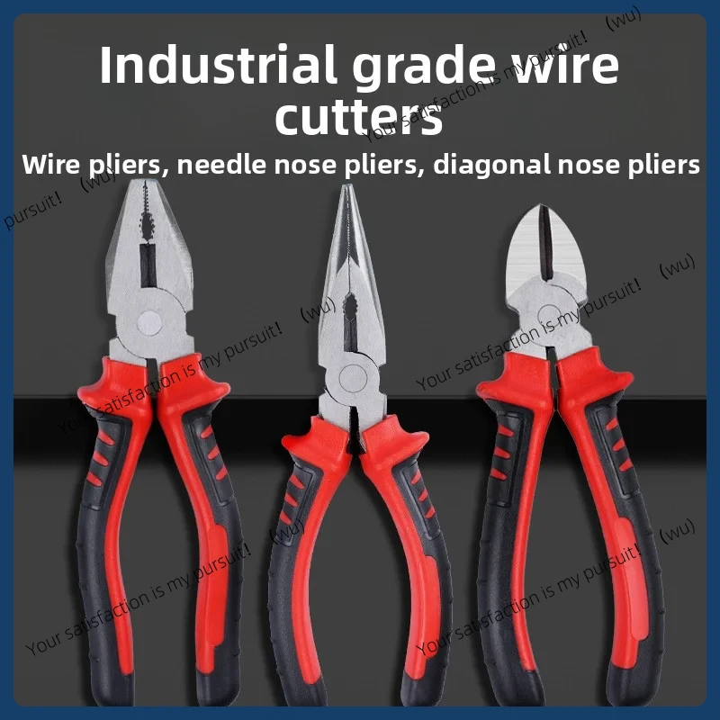 Cable clamp, a sharp multi-function tool with a large opening for cutting and clamping metal cables, a durable industrial tool