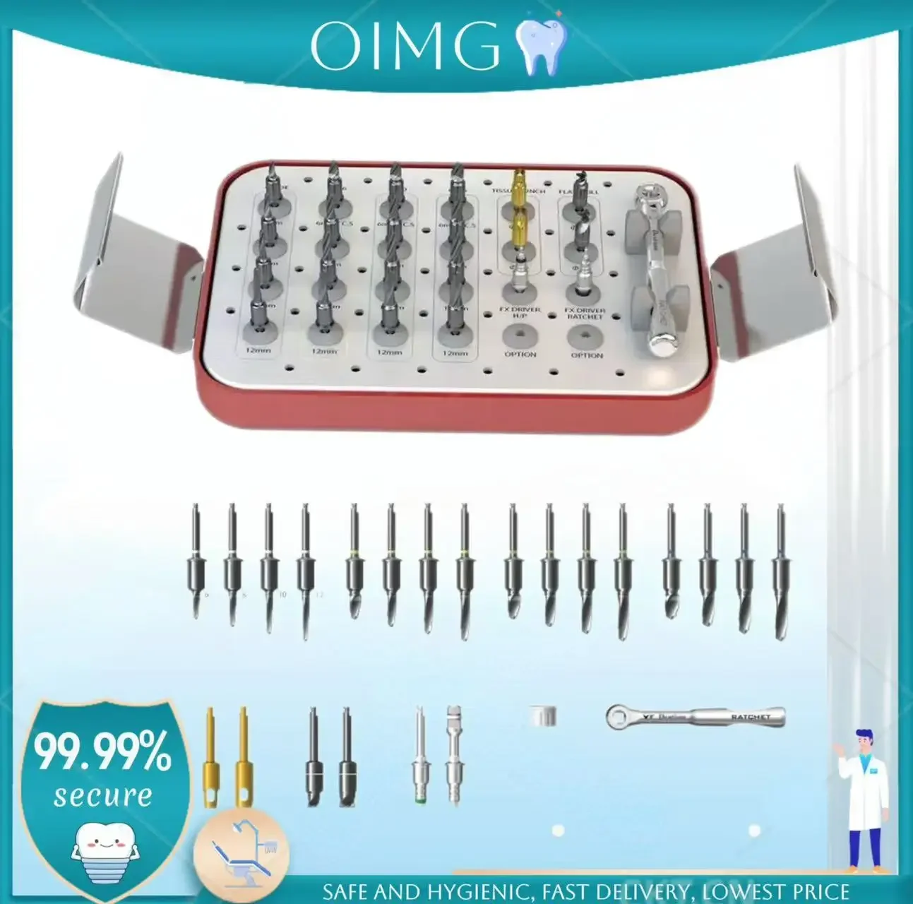 Dentium Surgical Guide Kit Drill Positioning Guide  Dental Implant One  Dental Implant Dentium Surgical Guide Kit