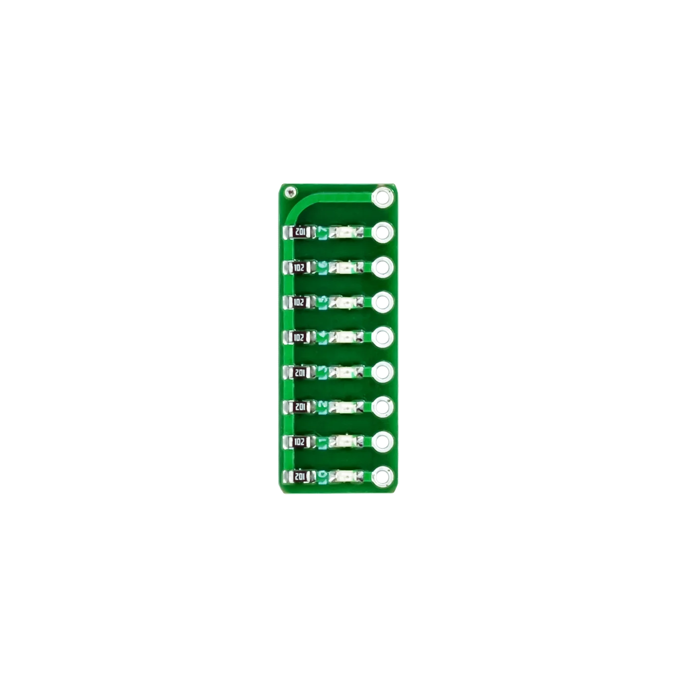 8-segment 8-bit LED Port Test Lamp Indicator Running water Port test lamp Red, Green and Blue Colors Optional diy kit electronic