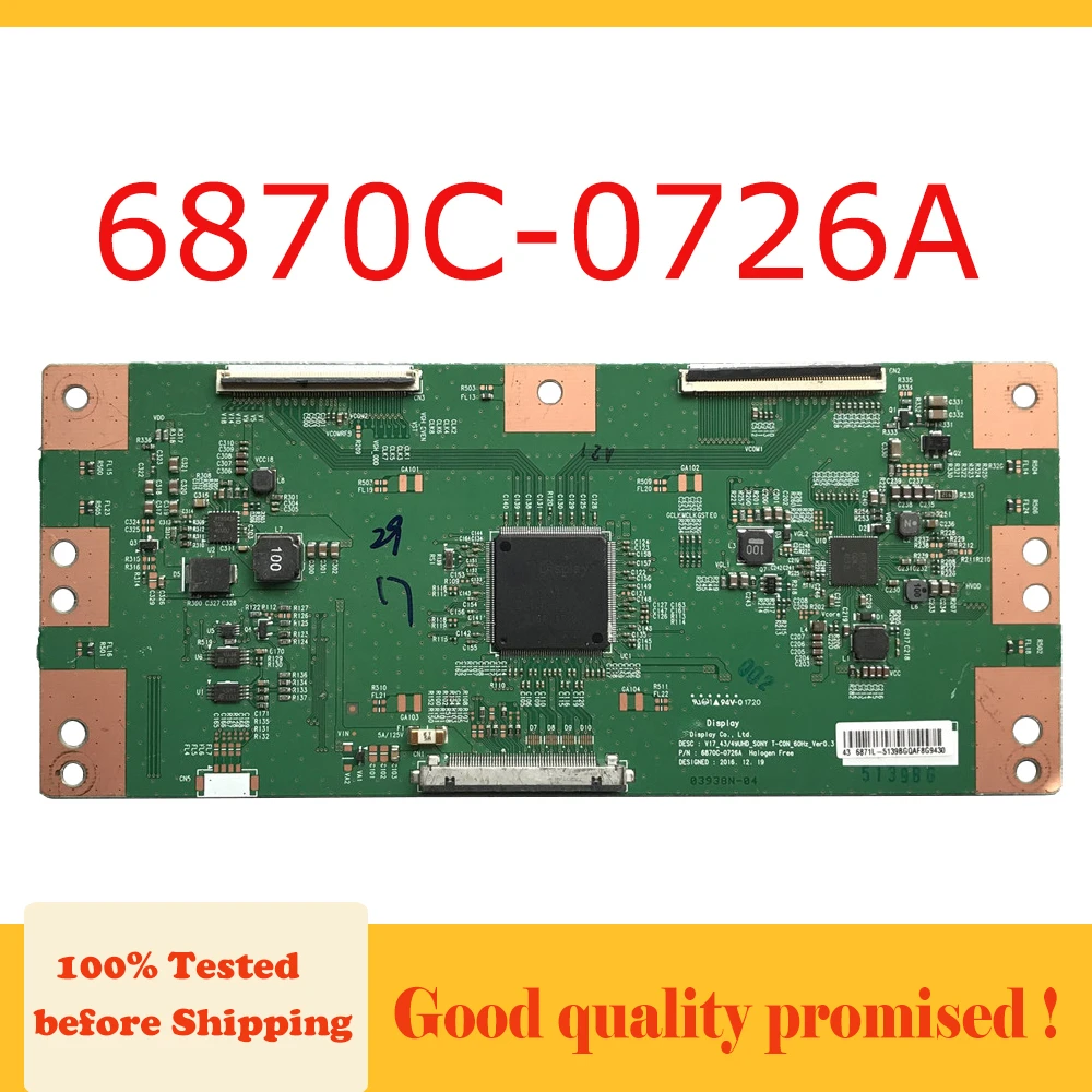 

6870C-0726A T-con Board 6870C Tcom Board Placa Tv T-con Board TV T Con Board 6870C 0726A T Con Board Tcon Card