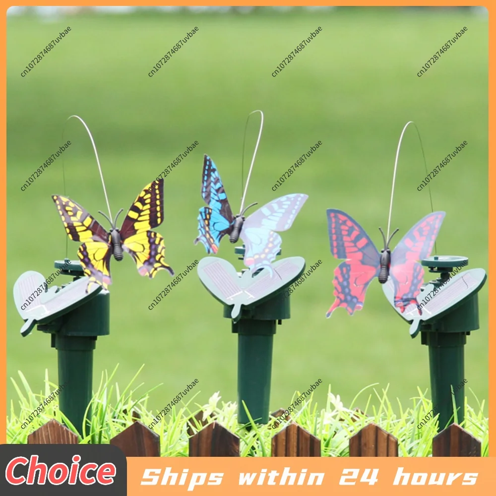Creative Solar Simulation Auto Flying Hummingbird Artificial Feather Color Birds Indoor Outdoor Courtyard Garden Decoration
