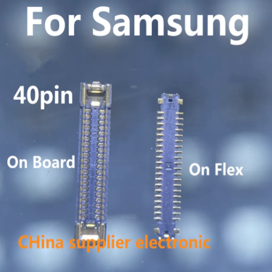 LCD Display Screen Flex FPC Connector For Samsung Galaxy A526 A525 A525F A72 A725 A725F A52 A526F Plug On Board Flex  78 40 pin