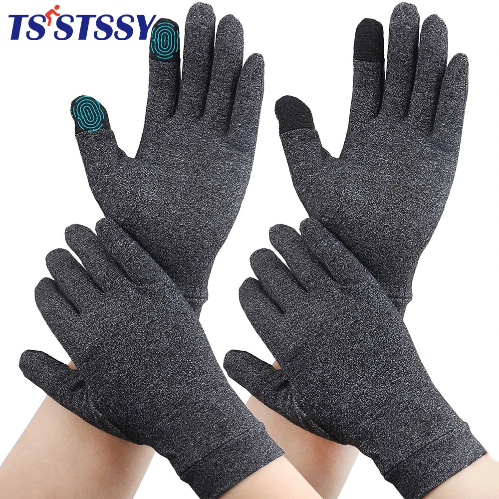 

1Pair Arthritis Gloves Touch Screen Gloves Anti Arthritis Therapy Compression Gloves and Ache Pain Joint Relief Winter Warm