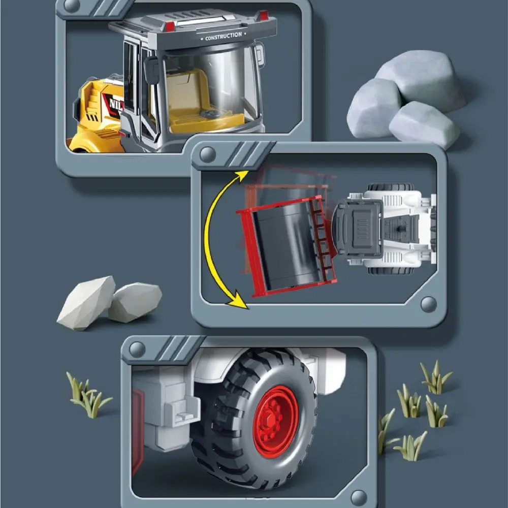 

Масштаб 1:60, инженерная модель автомобиля, дорожный роликовый вилочный погрузчик, самосвал, строительный грузовик, автомобиль из сплава, экскаватор, бульдозер