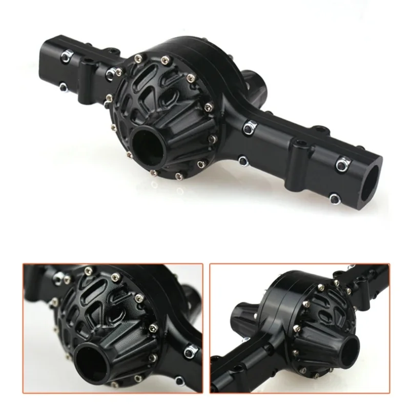 RC 1/14 LESU Metall-CNC-Legierung Mittelachse für Tamiya Hydraulischer Bagger, Lader, Kipper für SCANIA MAN VOLVO DIY-Teile – Detail 2