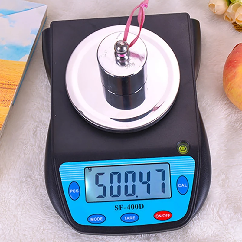 La nueva balanza analítica -400D, balanza Digital electrónica de laboratorio, báscula de cocina 500G/0,01G, color negro