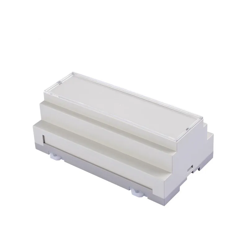 

158x87x60mm PLC Case Din Rail Power Supply Diy Junction Control Switch Outlet Box Plastic Din Rail Enclosure LK-DR23