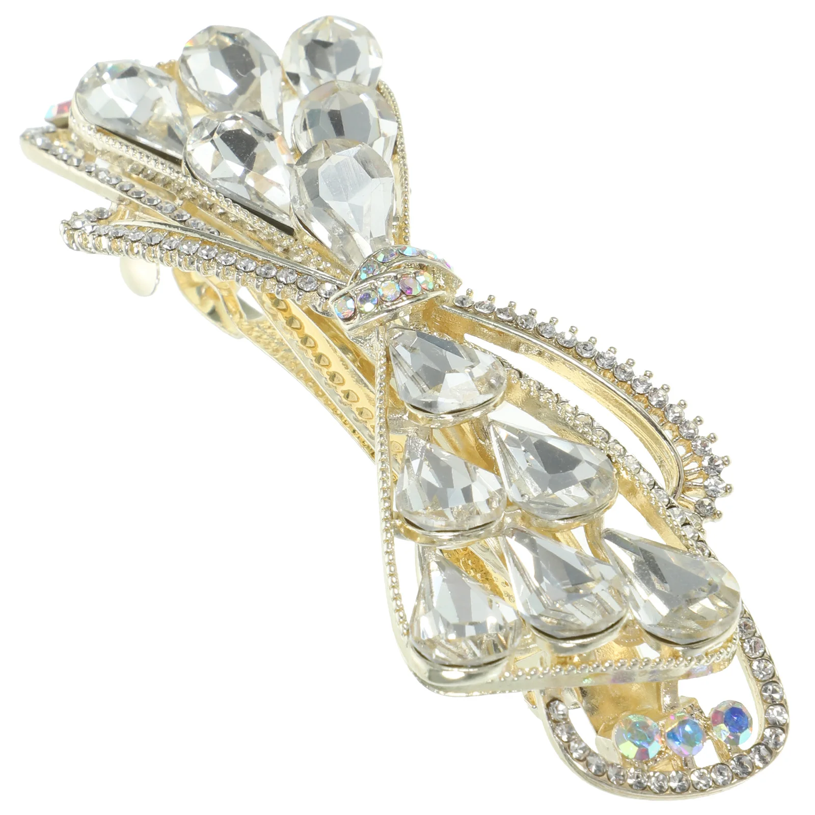

Rhinestone Hair Clip Banquet Accessory Clips Women Small Headgear for Thick Rhinestones Barrettes Straight