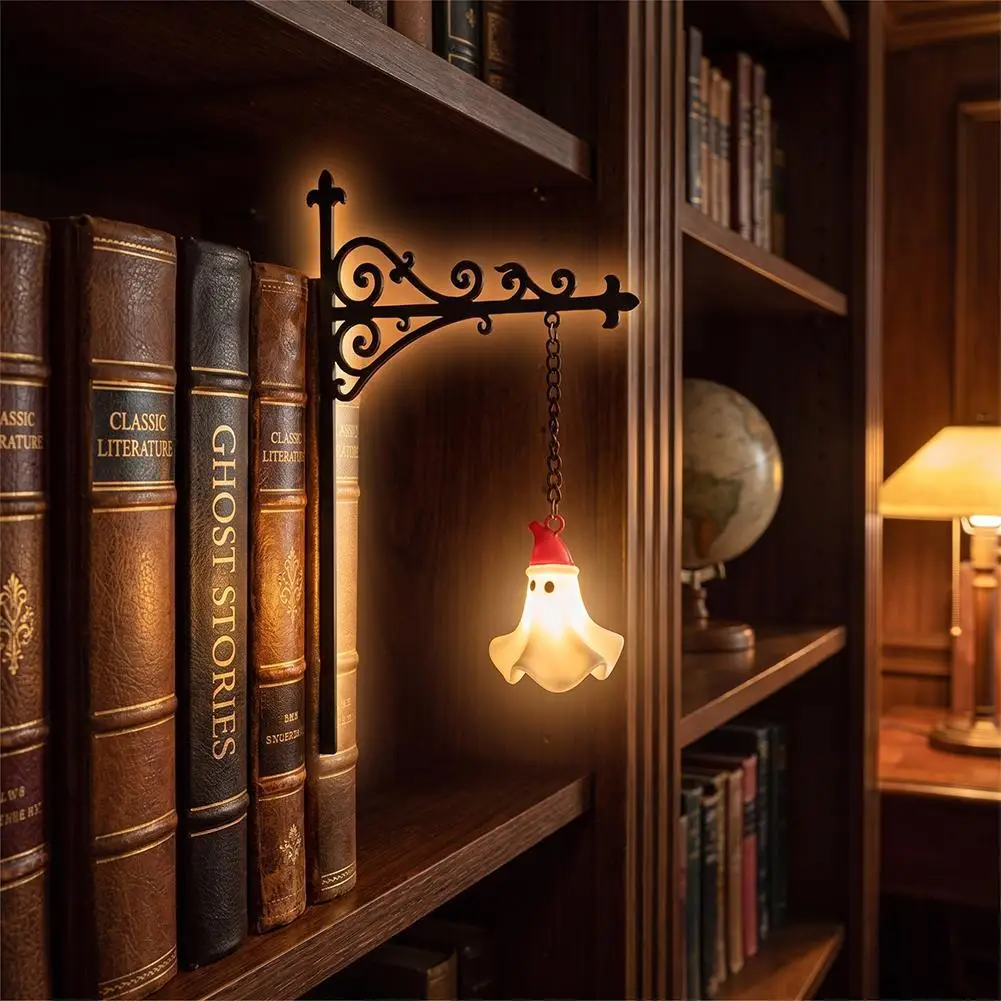 Retro Library Lantern Decorative Bookshelf Lighting Creative Book Nook Decor Mini Night Light Reading Bookshelf Lamp Ornament view 5
