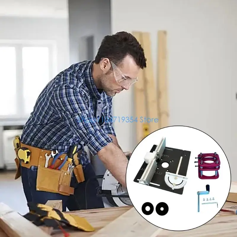 0XLD دليل راوتر رفع مجموعة مع الألومنيوم يغرق قاعدة لوحة 64 66 مللي متر توافق المحرك مقاعد النجارة اكسسوارات مجموعة #2