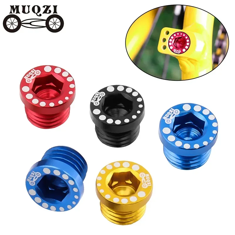 

MUQZI Bicycle Aluminum Screw Bolt for V Brake Hole V Brake Boss Cantilever Brakes Post Mount Screws M10*1.25 Bike Dropshipping