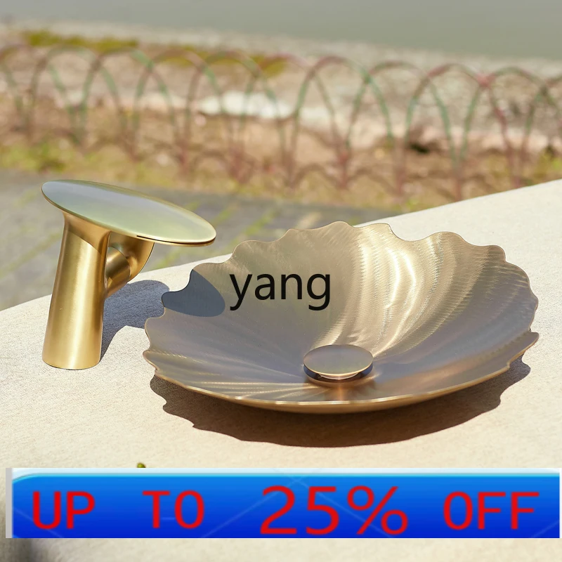YJQ  retro outdoor stage wash basin art modeling basin creative wash basin stainless steel