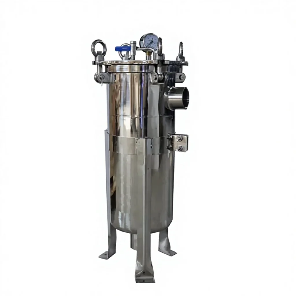 Side Entry with Easy Maintenance Design #3 Bag Size Stainless Steel Bag Filter Housing for Liquid Prefiltration