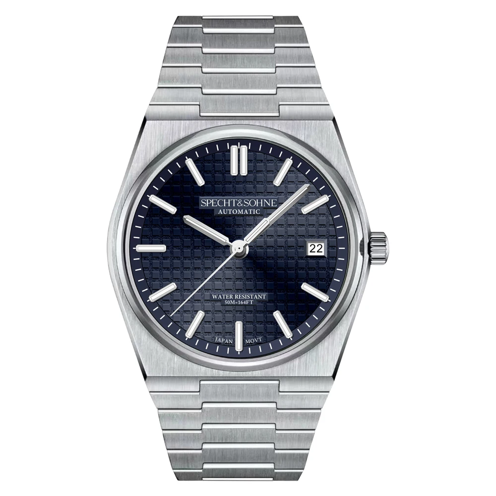Nieuwe Hot Selling Specht & Sohne Automatische Horloge Voor Mannen Japan 8215 Movt Mechanisch Horloge Rose Goud Lichtgevende 50M waterdicht