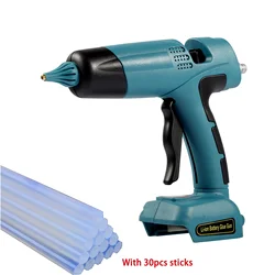 Cordless Hot Glue Gun 11mm Glue Sticks For Arts DIY Electric Heat Repair Tool Hot Melt Glue Gun For Makita 18V Lithium Battery