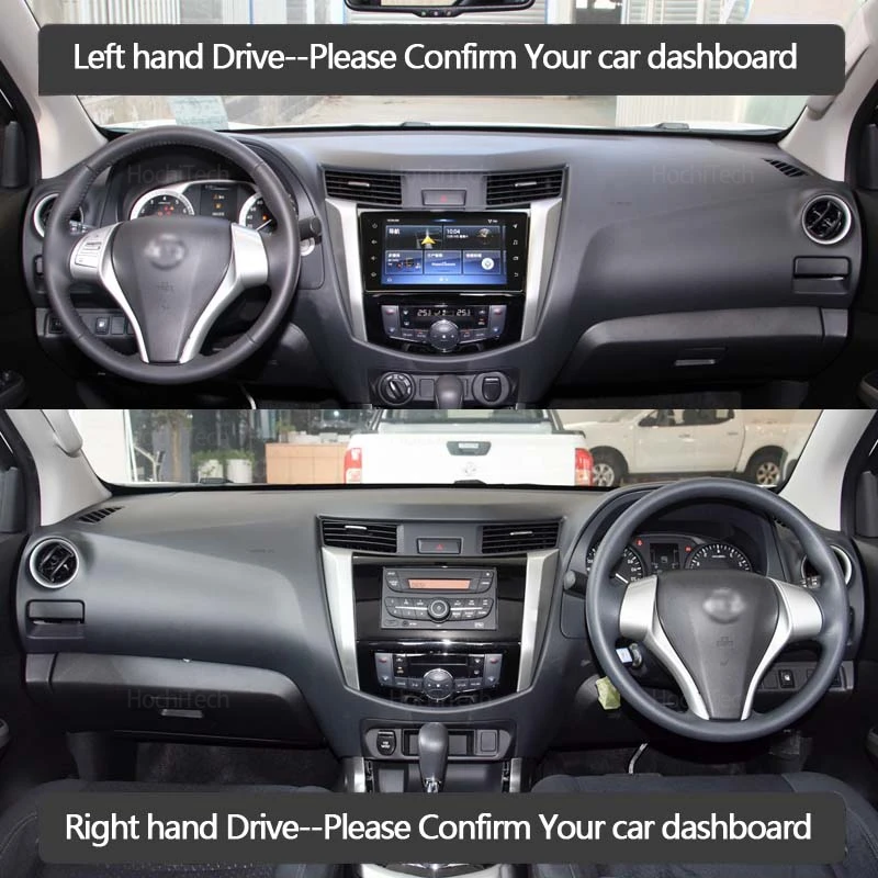 Dashboard Cover Protective Pad  for Nissan Navara NP300 Frontier D23 2015-2021 Car Accessorie Dash Board Sunshade Anto-UV Carpet