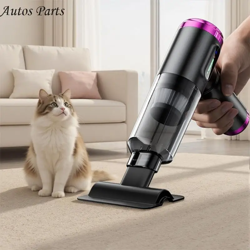 57BA Handheld Cordless Car Vacuum 17000PA Mini Cleaner,100W Super Suction Power Vacuum Portable and Rechargeable Cleaner