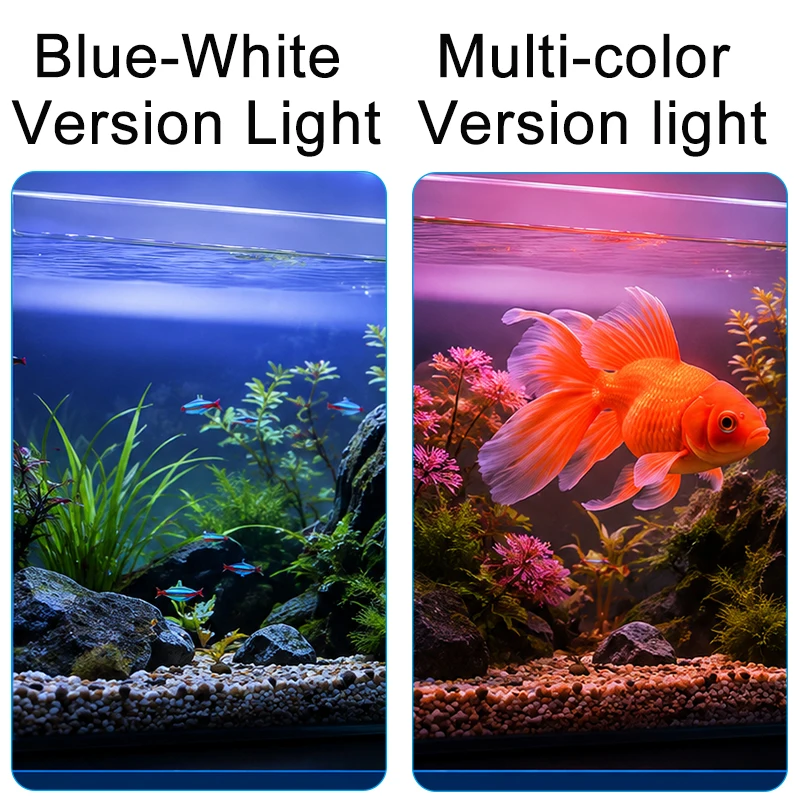 18-58cm USB Vollspektrum Aquarium LED-Lichtleiste Wasserdichte Tauchbare Fischbeckenlampe Unterwasser-Pflanzenwachstumsbeleuchtung – Detail 6
