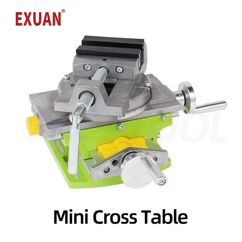 

Rotating Cross Table Pliers Multifunctional Mini Cross Table Pliers Workbench Slide Milling Machine Compatible With Bench Drill