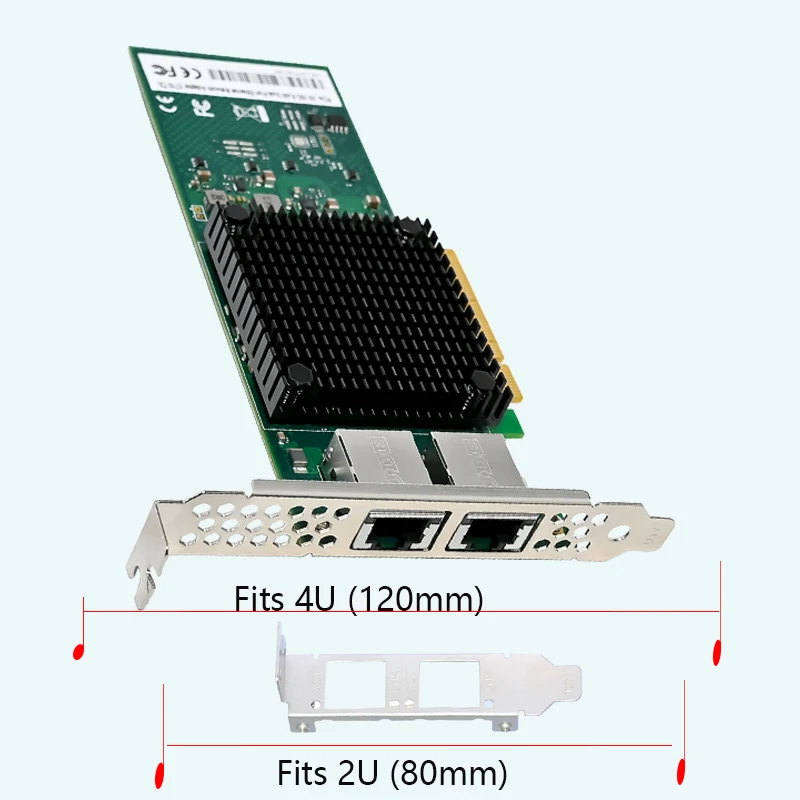 For Intel X710-DA2 Dual-Port 10G PCI-E Server Network Card (SFP+) 10GBPS Ethernet Adapter for Industrial PC ESXi Vision Capture
