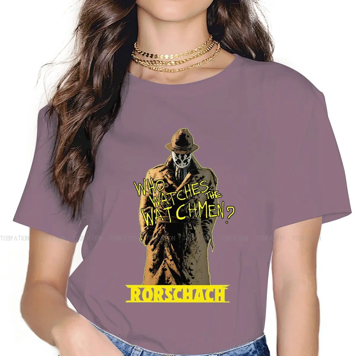 Classic  4XL TShirt Watchmen Rorschach Walter Style Streetwear T Shirt Girl Short Sleeve Unique Gift Idea