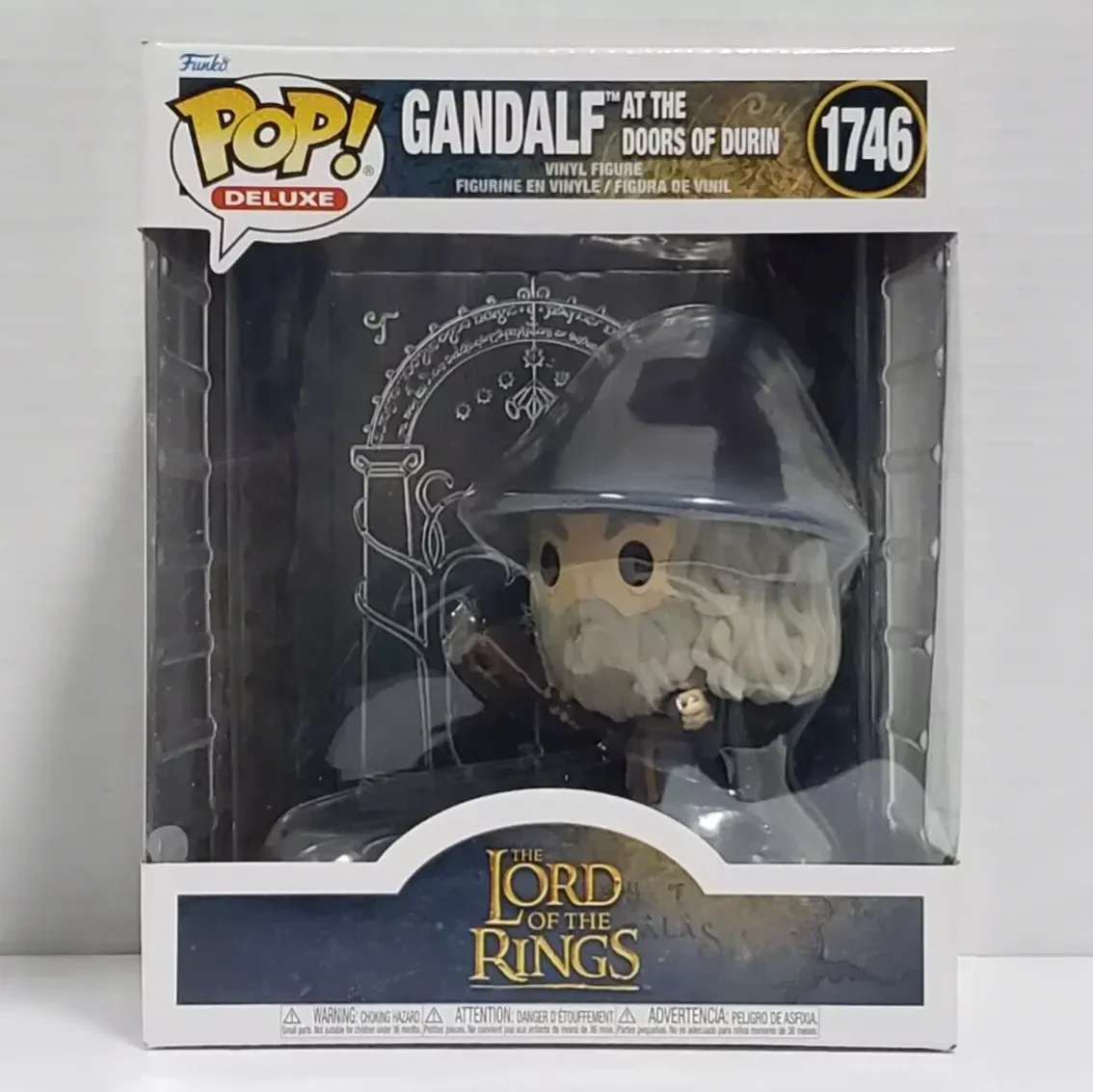 

Фигурка «Властелин колец» Deluxe Gandalf с дверцами дюина # 1746 Funko Pop 6,5 дюймов Коллекционная игрушка ограниченного выпуска в подарок
