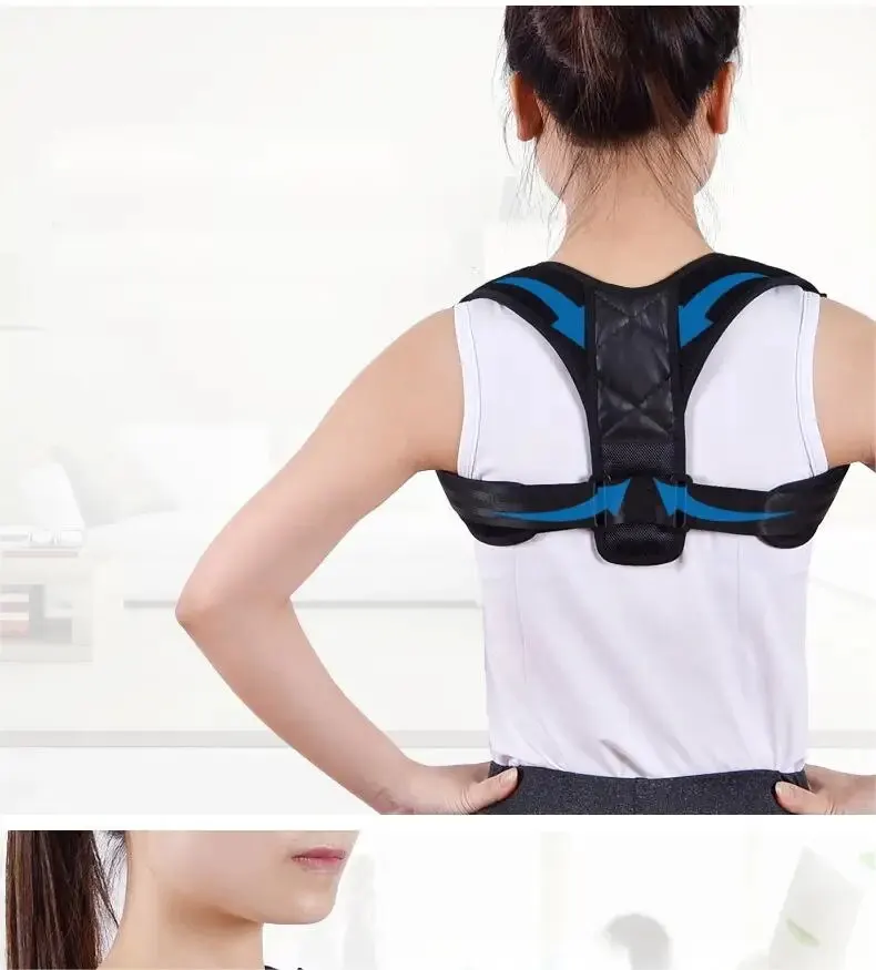 Rückenhaltungskorrektur-Gürtel gegen Rundrücken, Korrektur der Sitzhaltung, Unisex, atmungsaktiv, körperformend 2026 – Detail 2