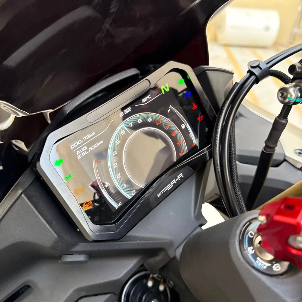 

Motorcycle 675NK 675SS 675SR-R Meter Frame Cover Screen Glare Shield Guard For CFMOTO CF MOTO 675 SS SR-R SRR NK 675 2024 2025