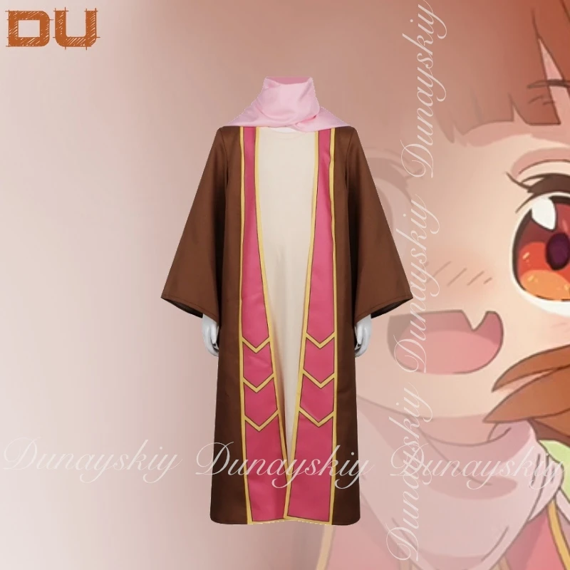 ابنة ملك الشيطان لطيفة جدًا!! Du Cosplay The Demon King فقط أزياء تنكرية طويلة رداء disfraz Adulto